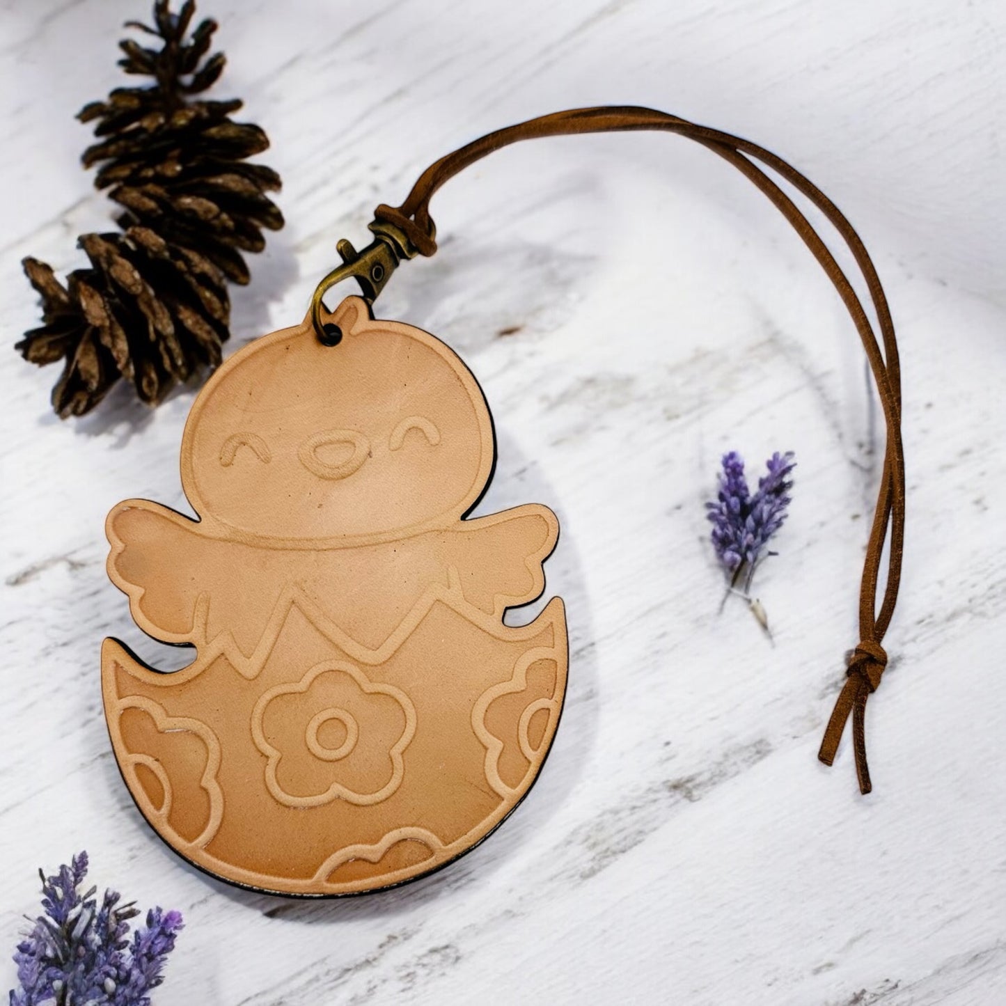 Baby Chick Egg Leather Freshie