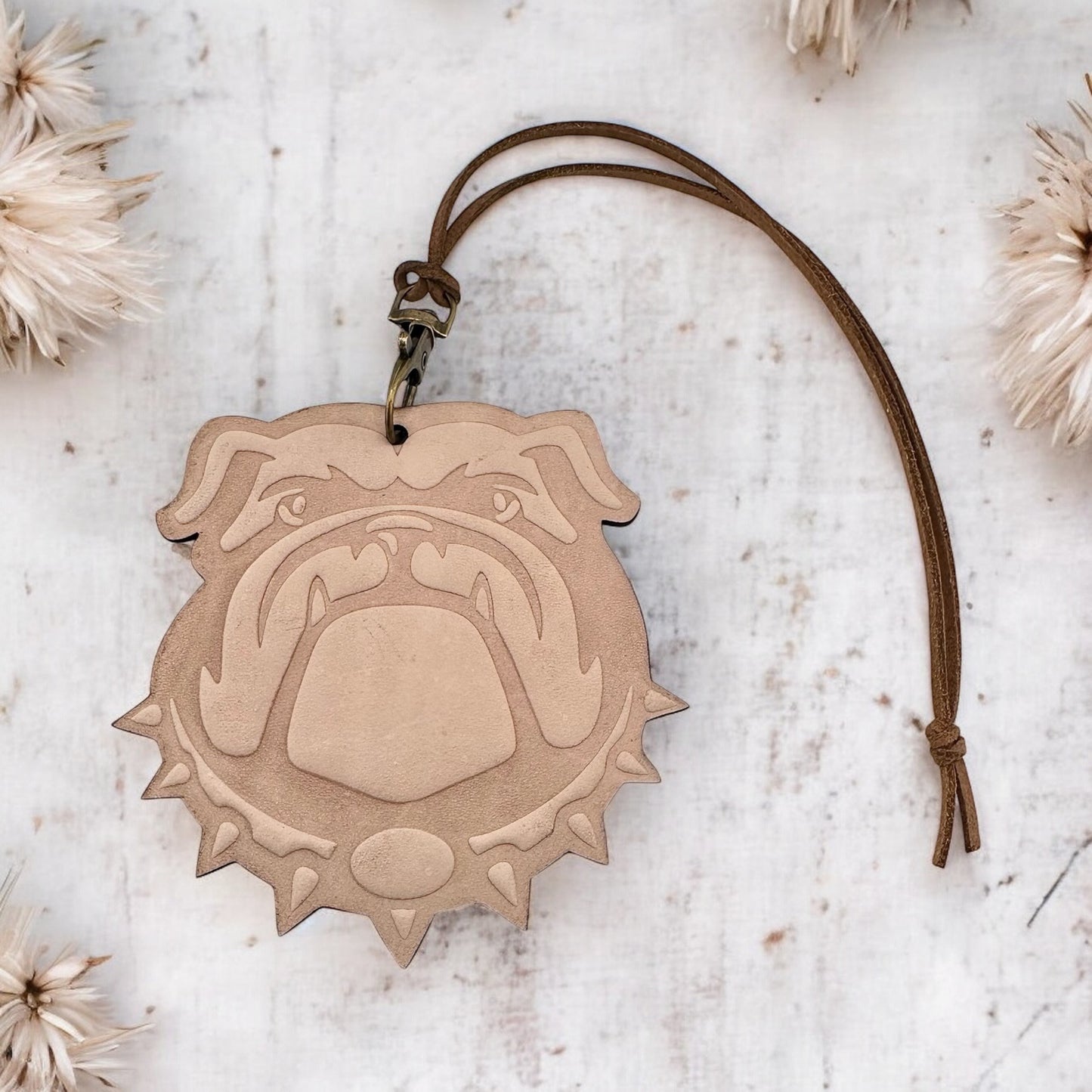 Fierce Bulldog Leather Freshie