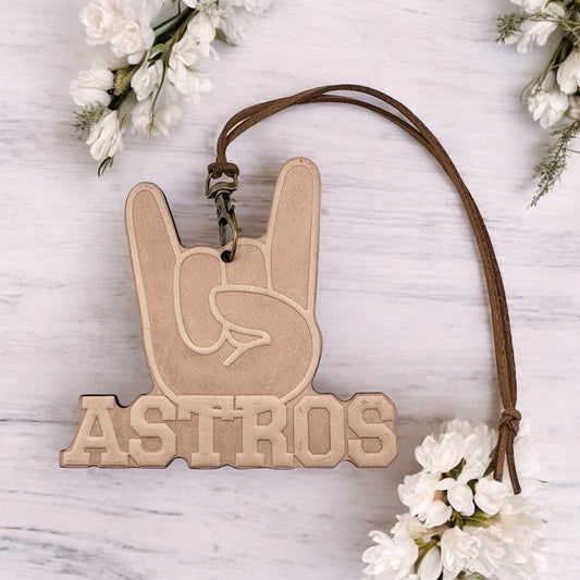 H.Astros Leather Freshie