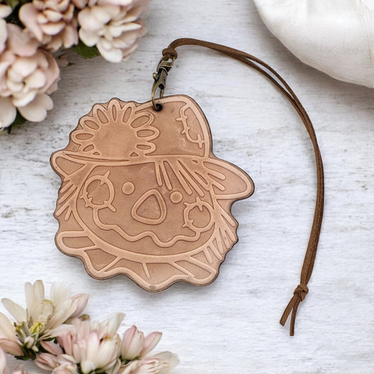 Cute Sally Scarecrow Leather Freshie