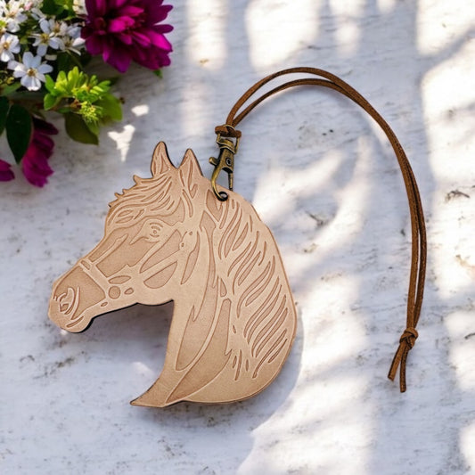 Horse Head Leather Freshie