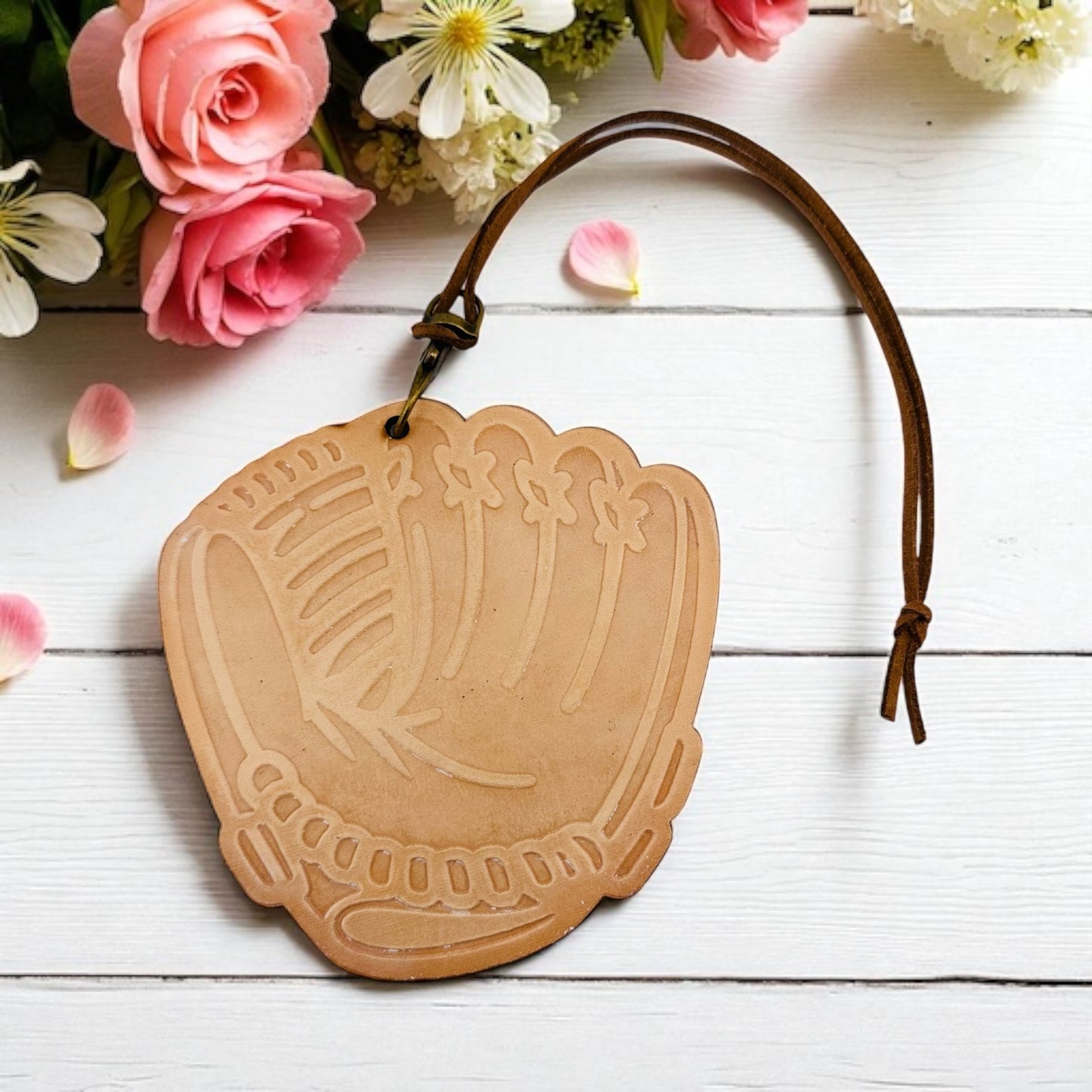 Baseball Glove Leather Freshie
