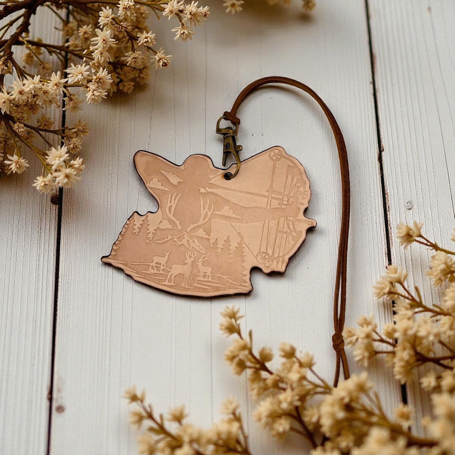 Deer Bow Hunter Leather Freshie