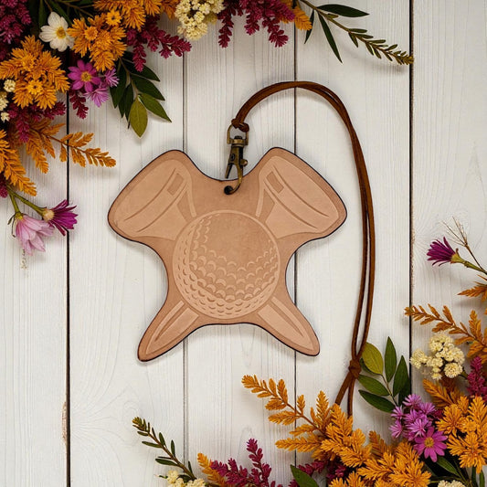 Golf Leather Freshie