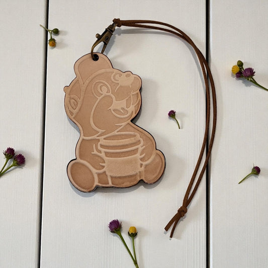 Beaver Coffee Leather Freshie
